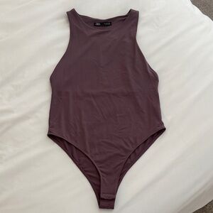 Zara Deep Purple Bodysuit
